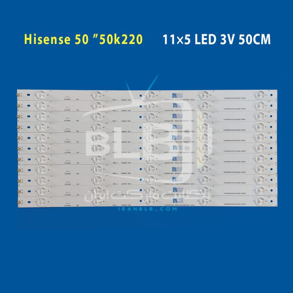 بکلایت هایسنس 50K220 Hisense