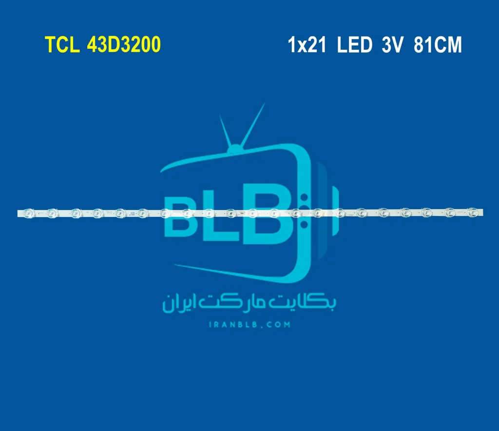 TCL 43D3200 بک لایت